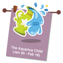 The Aquarius Child (Jan 20 – Feb 18)